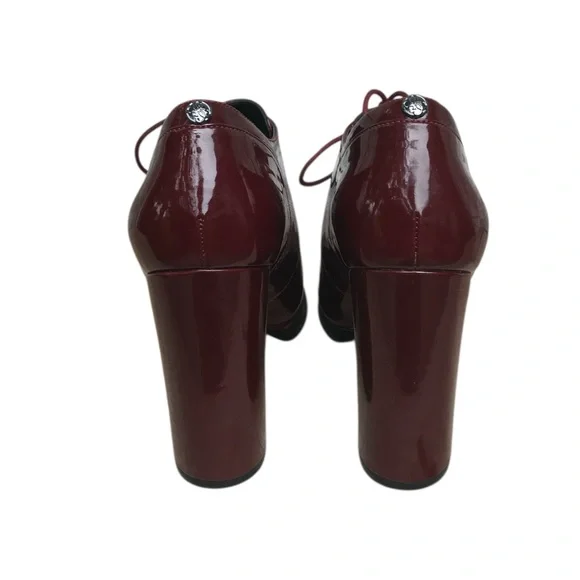 Guess Burgundy Patent Leather Heels - Picture 5 of 9
